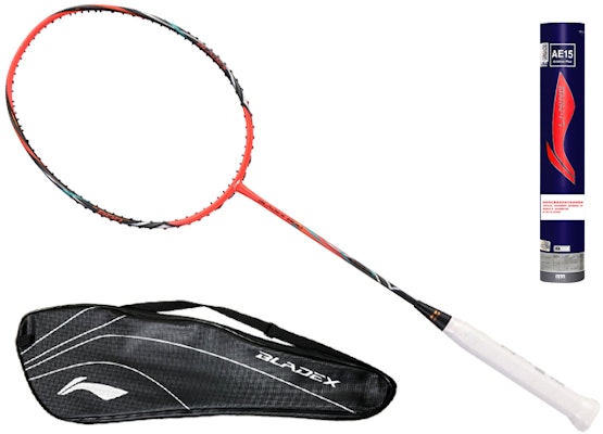Li-Ning Fengying 800 Carbon Fiber Badminton Racket Black/Red - Pro Speed Type 675mm AYPR266-1 1