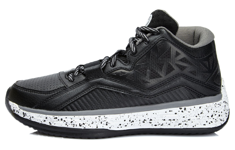 Li-Ning Fission 2.5 'Tuff Wade Black White' ABFK031-1