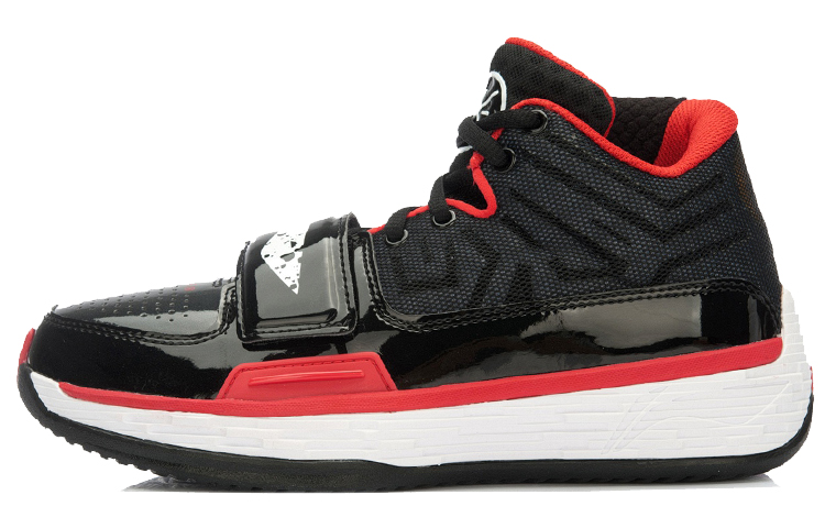 Li-Ning Fission 2.5 Mid Basketball Shoes 'Black Red' ABFK023-2
