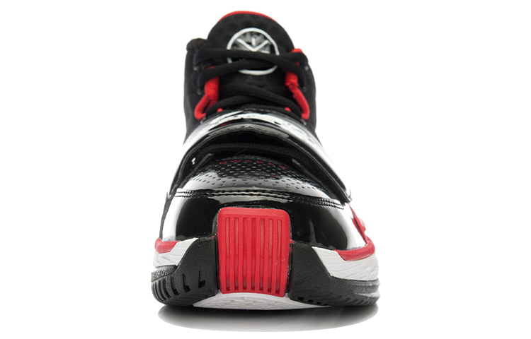Shop Li-Ning Fission 2.5 Mid Scarpe Basket ''Nero Rosso''. ABFK023-2