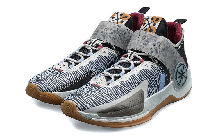 Lookbook Li-Ning Fission 7 Mid ''Schwarz Grau'' ABPR025-6