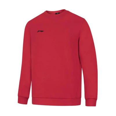 Li-Ning Fitness Crewneck Pullover Sports Sweatshirt Red () AWDT985-4