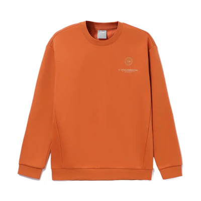Li-Ning Fitness Crewneck Sweatshirt Brown Long Sleeve Pullover AWDR889-3