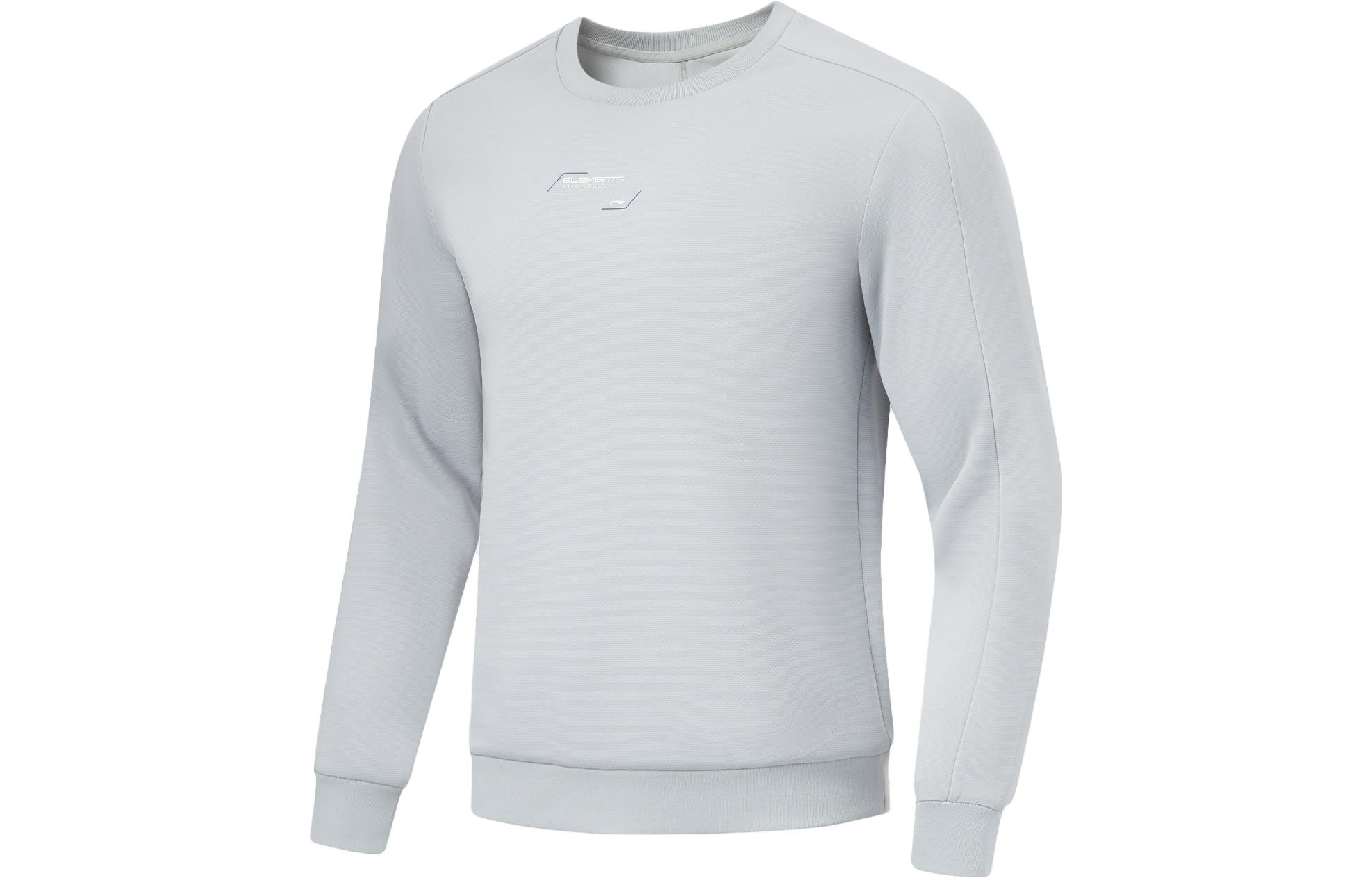 Li-Ning Fitness Crewneck Sweatshirt Misty Gray AWDU057-9
