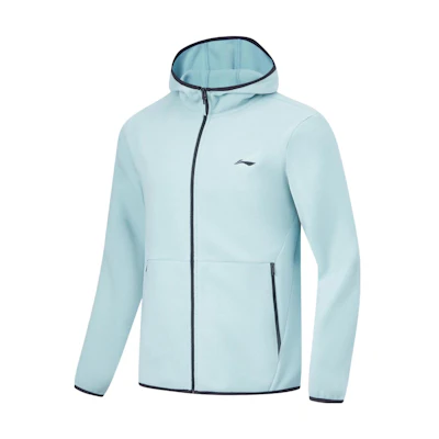 Li-Ning Fitness Fleece Zip-Up Hoodie Jacket with Logo Detailing AFDT839-2
