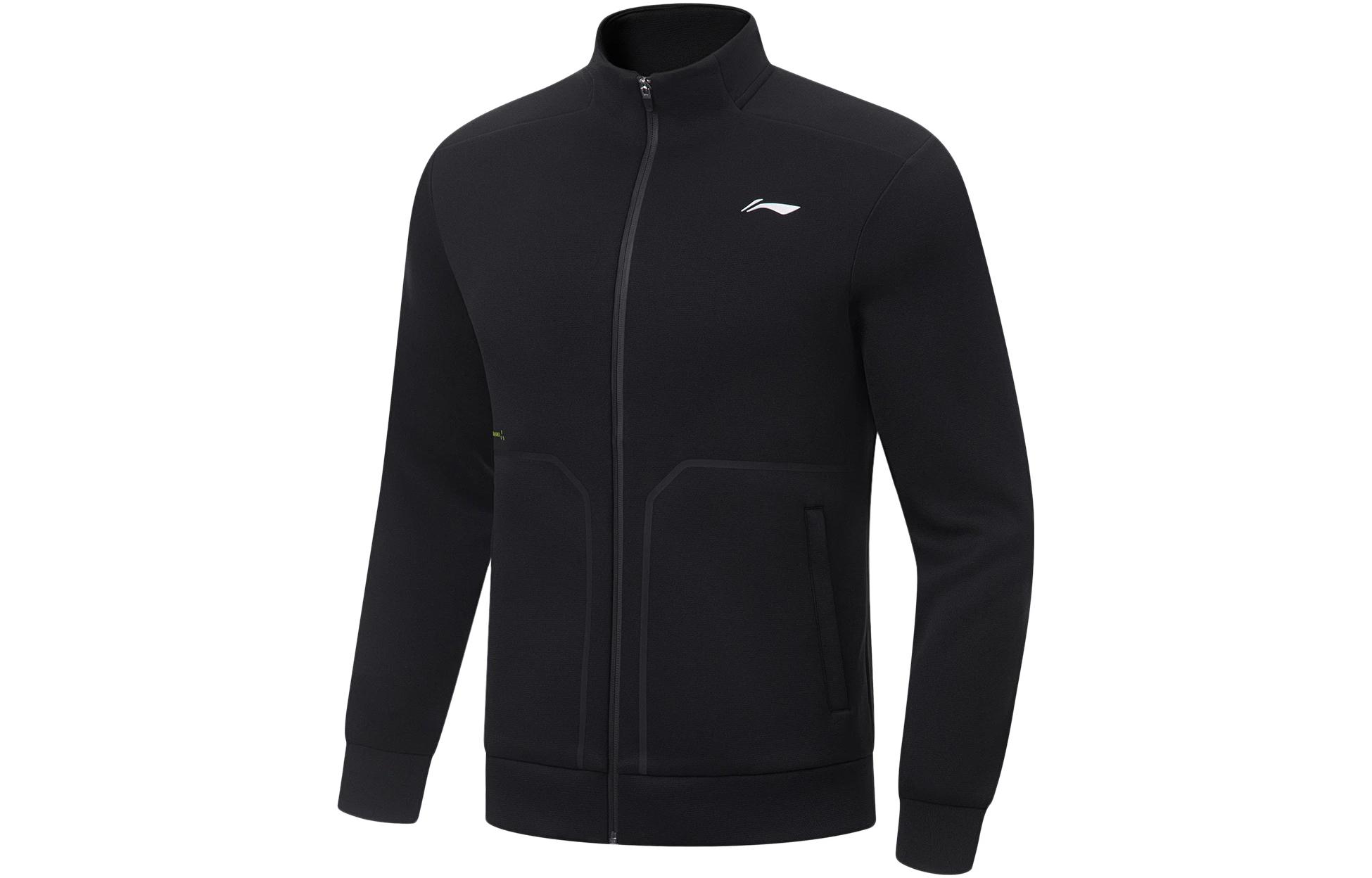 Li-Ning Fitness Full-Zip High Collar Sweatshirt Black AWDT437-1