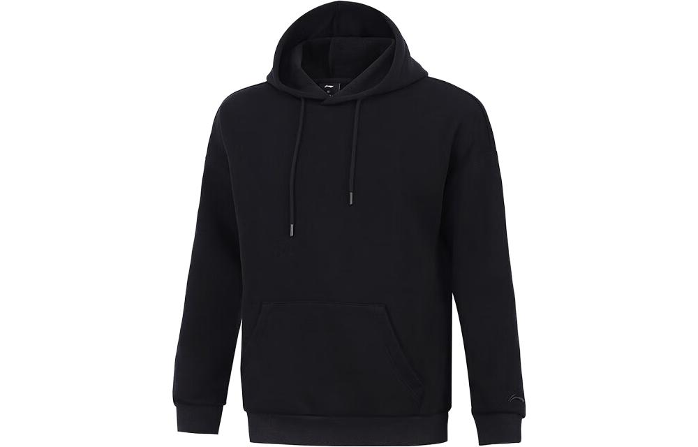 Li-Ning Fitness Hoodie Pullover Black Activewear AWDT987-1