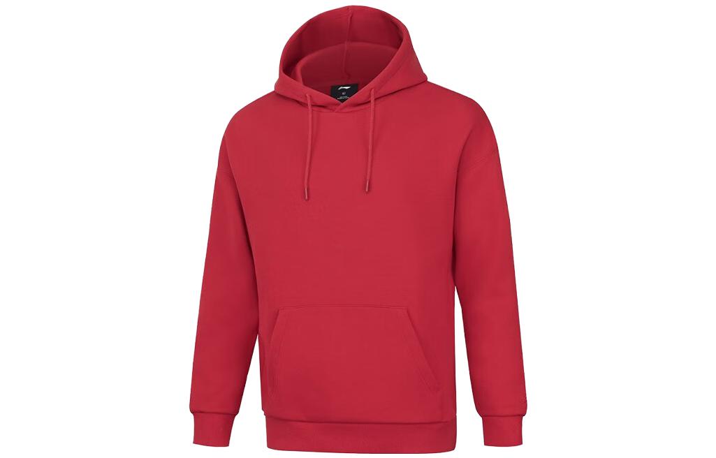 Li-Ning Fitness Pullover Sweatshirt Pure Color - Bulls Red AWDT987-3