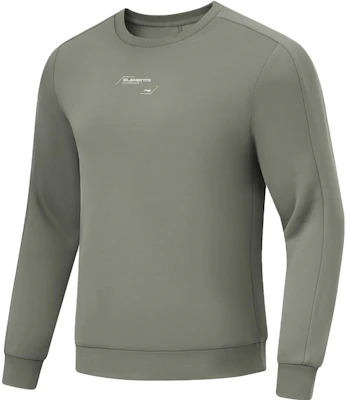 李寧健身圓領套頭衫 - 螺旋煙綠 AWDU057-8 Buy 李寧健身圓領套頭衫 - 螺旋煙綠 AWDU057-8