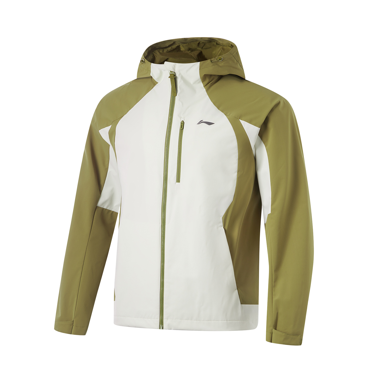 Li-Ning Fitness Series 3-in-1 Outdoor Jacket - Yellow/Brown, Waterproof & Breathable AWBU009-7