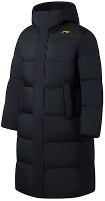 Li-Ning Fitness Series Black Hooded Down Jacket AYMS021-1 Buy Li-Ning Fitness Series Black Hooded Down Jacket AYMS021-1
