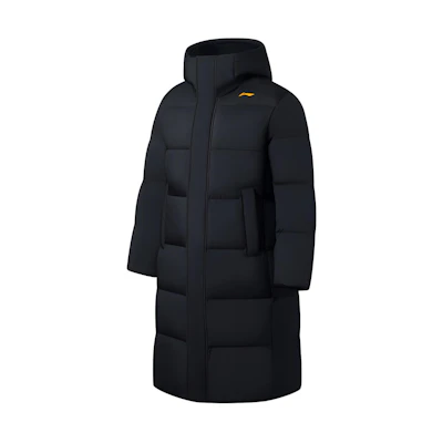 Li-Ning Fitness Series Black Hooded Down Jacket AYMS021-1