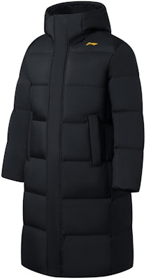 Li-Ning Fitness Series Black Hooded Down Jacket AYMS021-1 Order Li-Ning Fitness Series Black Hooded Down Jacket AYMS021-1