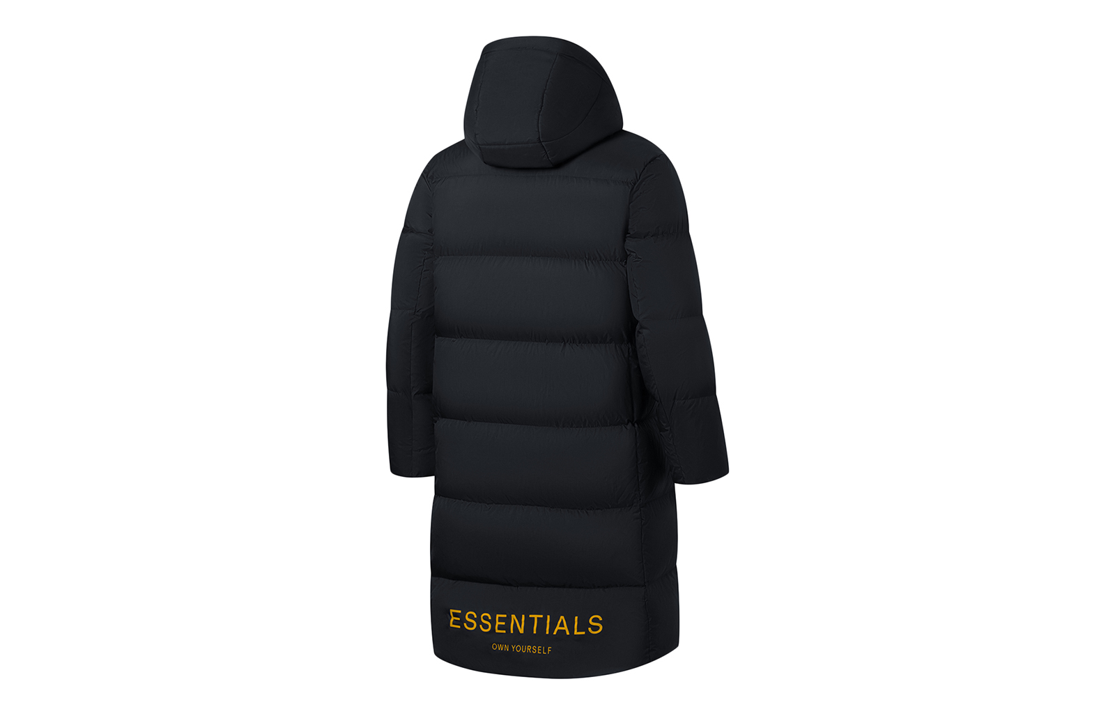 Lookbook Li-Ning Fitness Series  Black Hooded Down Jacket AYMS021-1