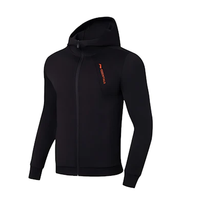 Li-Ning Fitness Series Black Breathable Casual Hoodie AWDSA31-1