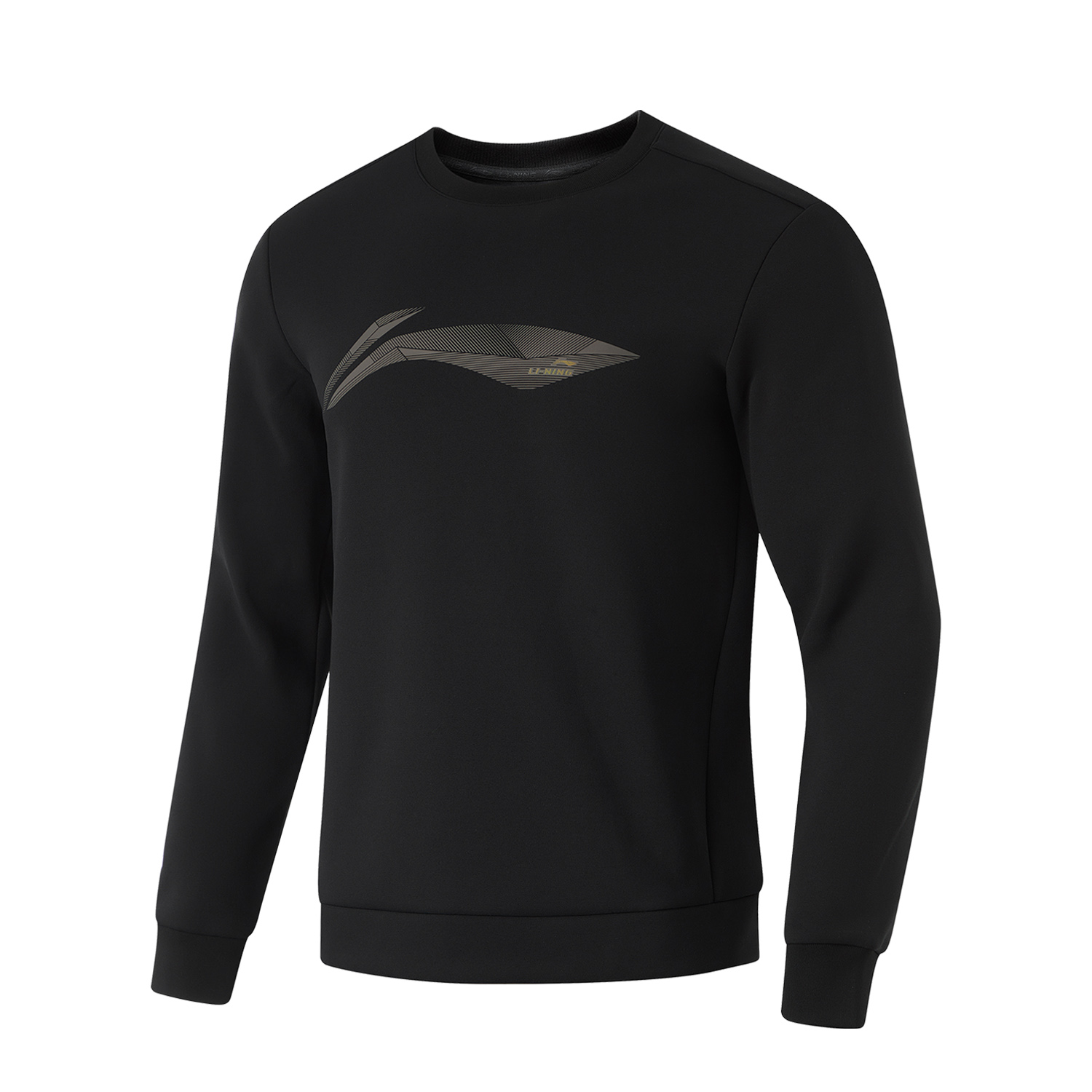 Li-Ning Fitness Series Black Fleece Crewneck Sweatshirt AWDU567-1