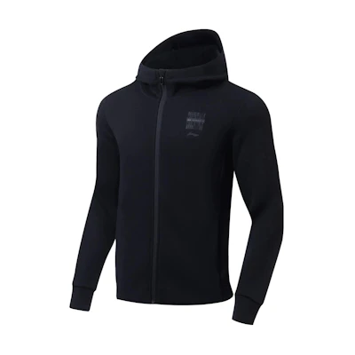 Li-Ning Fitness Series Black Full-Zip Hoodie AWDT113-1