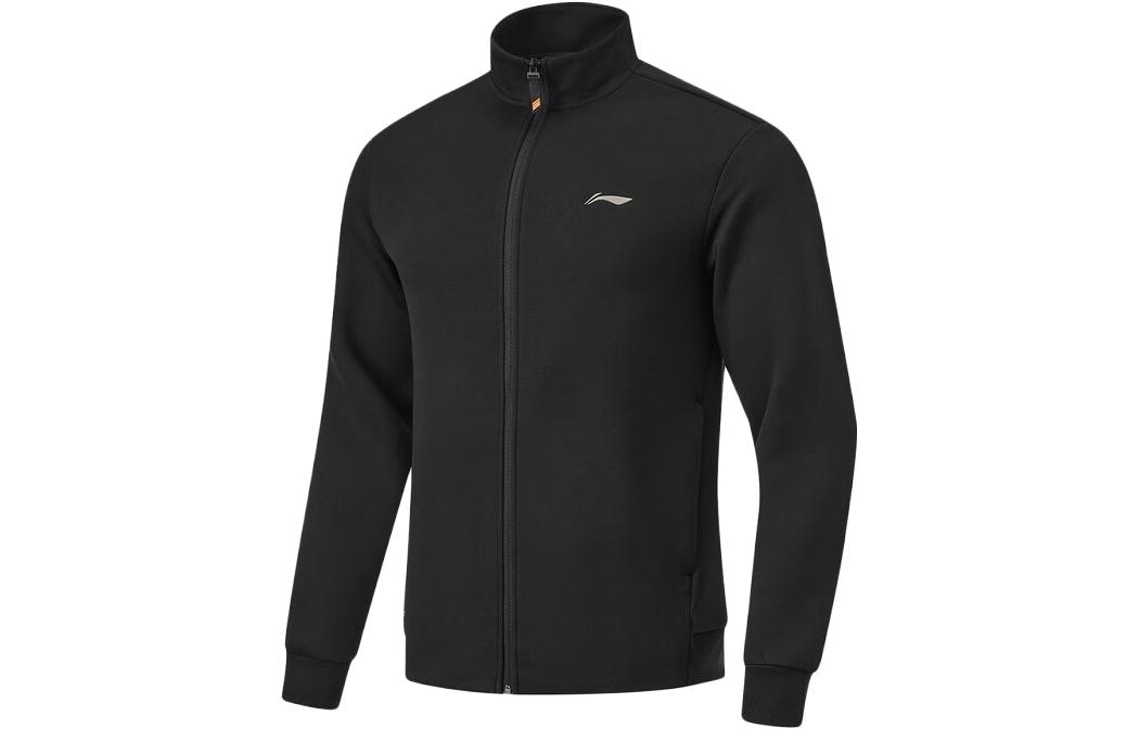 Li-Ning Fitness Series Black Full-Zip Stand Collar Sweatshirt AWDT799-1