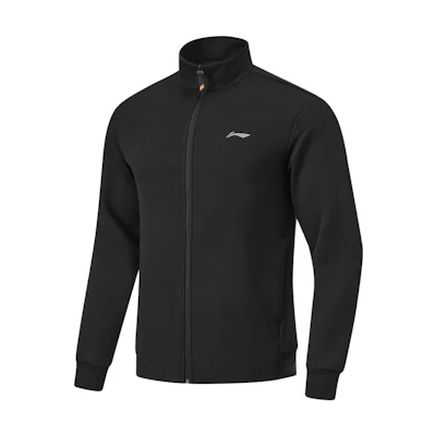 Li-Ning Fitness Series Black Full-Zip Stand Collar Sweatshirt AWDT799-1