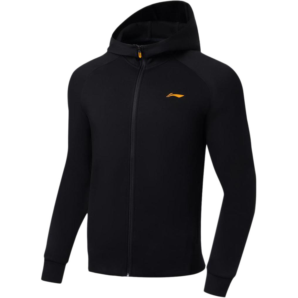 Li-Ning Fitness Series Black Full-Zip Sweatshirt with Logo AWDSA65-1