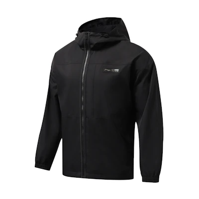 Li-Ning Fitness Series Black Woven Warm-Up Jacket AFDT535-1