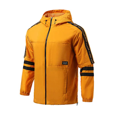 Li-Ning Fitness Series Breathable Loose Hooded Jacket in Ember Yellow AFDR355-3