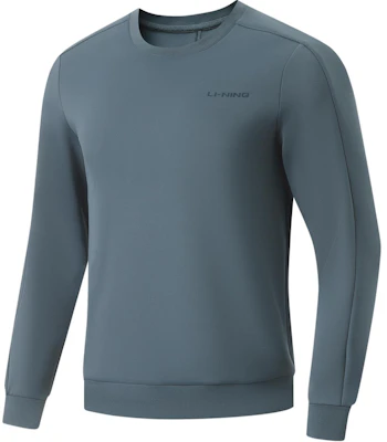 Li-Ning Fitness Series Casual Crewneck Pullover Sweatshirt Teal Blue AWDU869-2 Buy Li-Ning Fitness Series Casual Crewneck Pullover Sweatshirt Teal Blue AWDU869-2