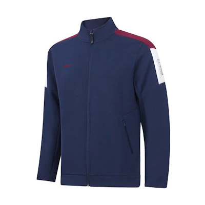 Li-Ning Fitness Series Colorblock Zip-Up Sports Jacket Navy Blue AWDTA09-2