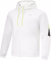 Li-Ning Fitness Series Contrast Hooded Jacket White AFDT411-5 Li-Ning Fitness Series Contrast Hooded Jacket White AFDT411-5