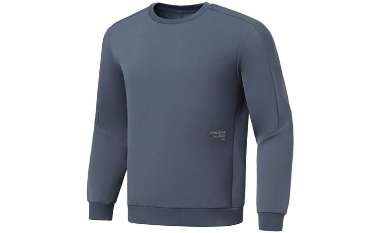 Li-Ning Fitness Series Crewneck Sweatshirt Stone Blue AWDS007-6