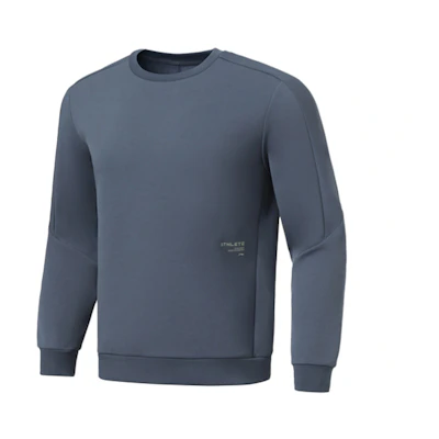 Li-Ning Fitness Series Crewneck Sweatshirt Stone Blue AWDS007-6