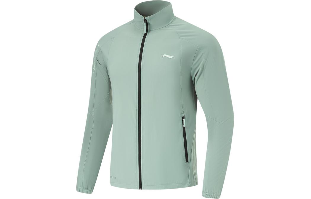 Li-Ning Fitness Series Ice-Cool Slim Fit Jacket Lake Cyan Green AFDU415-3