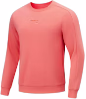 Li-Ning Fitness Series Knitted Pullover Sweatshirt Orange AWDU057-6 Li-Ning Fitness Series Knitted Pullover Sweatshirt Orange AWDU057-6