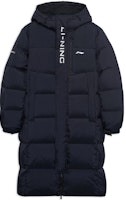Li-Ning Fitness Series Logo Mid-Length Hooded Down Jacket Black Men’s AYMS413-1 Li-Ning Fitness Series Logo Mid-Length Hooded Down Jacket Black Men’s AYMS413-1
