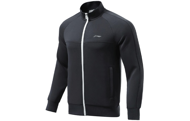 Li-Ning Fitness Series Logo Print Sweatshirt - Gray AWDR465-5