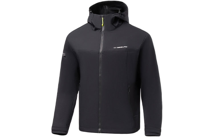 Li-Ning Fitness Series Loose Fit Black Hoodie Jacket AFDR757-1