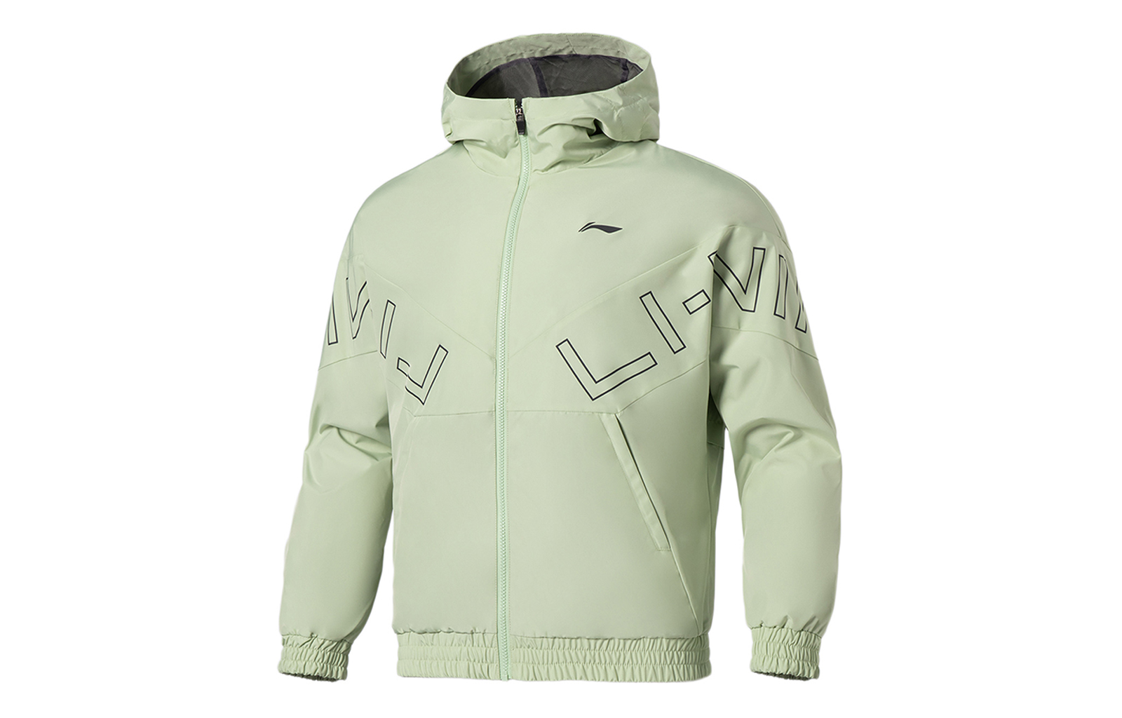 Li-Ning Fitness Series Loose Logo Hoodie Jacket - Aqua Green AFDS007-7