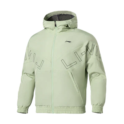 Li-Ning Fitness Series Loose Logo Hoodie Jacket - Aqua Green AFDS007-7