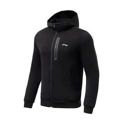 Li-Ning Fitness Series Reflective Hoodie Jacket Black AWDR891-1