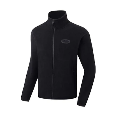 Li-Ning Fitness Series Solid Color Zip Jacket Unisex Black AWDT099-1