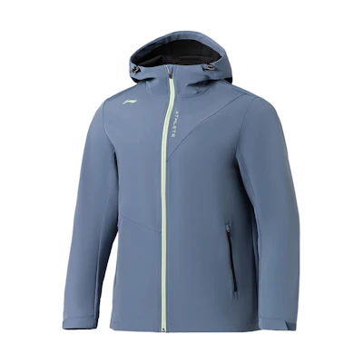 Li-Ning Fitness Series Solid Hooded Jacket Light Blue AFDS005-2