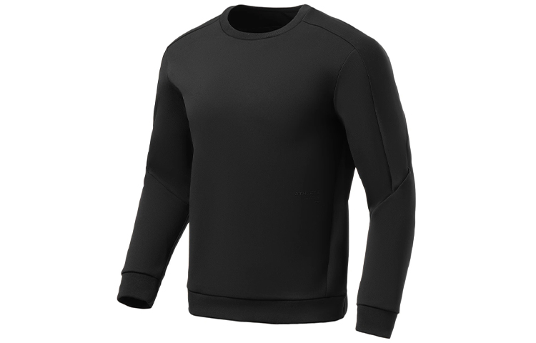 Li-Ning Fitness Series Solid Pullover Sweater Black () AWDS007-1