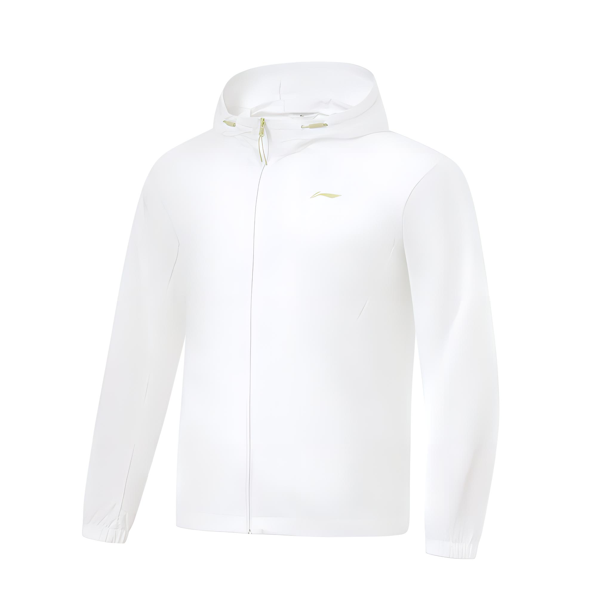 Li-Ning Fitness Series Solid Woven Hooded Jacket White AFDT195-2