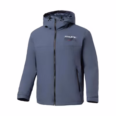Li-Ning Fitness Series Solid Zip-Up Sports Jacket - Blue AFDR897-2