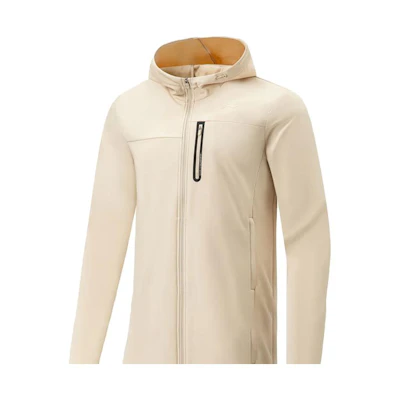 Li-Ning Fitness Series Thick Fleece Hoodie Jacket - Mist Khaki AFDT631-2