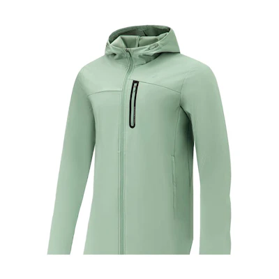 Li-Ning Fitness Series Thick Hooded Jacket Jade Smoke Green AFDT631-3