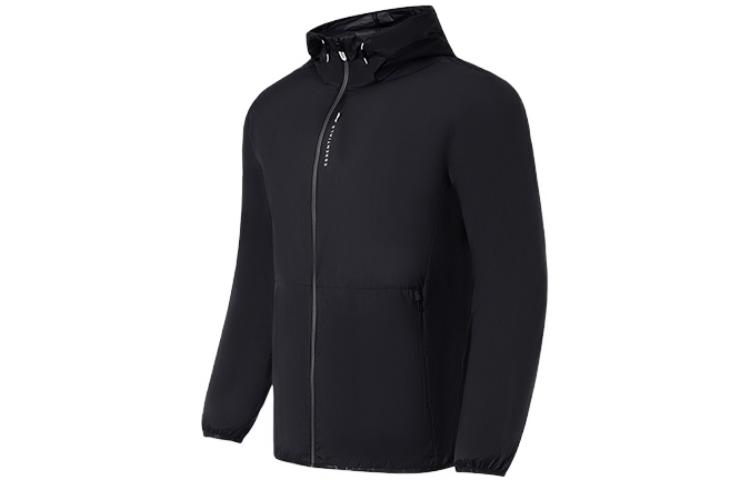 Li-Ning Fitness Series Waterproof Black Hoodie Jacket AFDS349-1