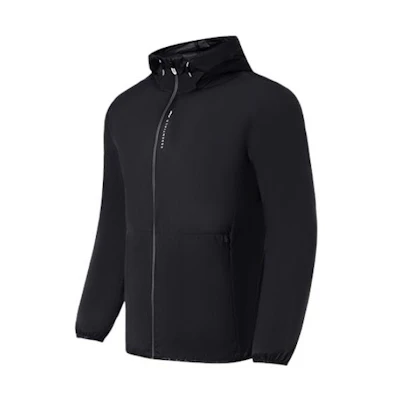 Li-Ning Fitness Series Waterproof Black Hoodie Jacket AFDS349-1