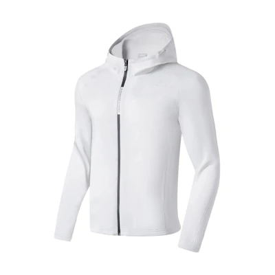Li-Ning Fitness Series White Full-Zip Hoodie AWDS965-8