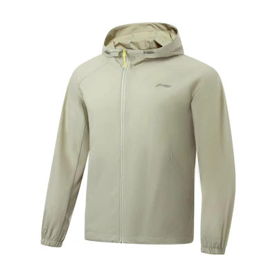Li-Ning Fitness Series Woven Solid Hooded Jacket Elm Green AFDT195-3